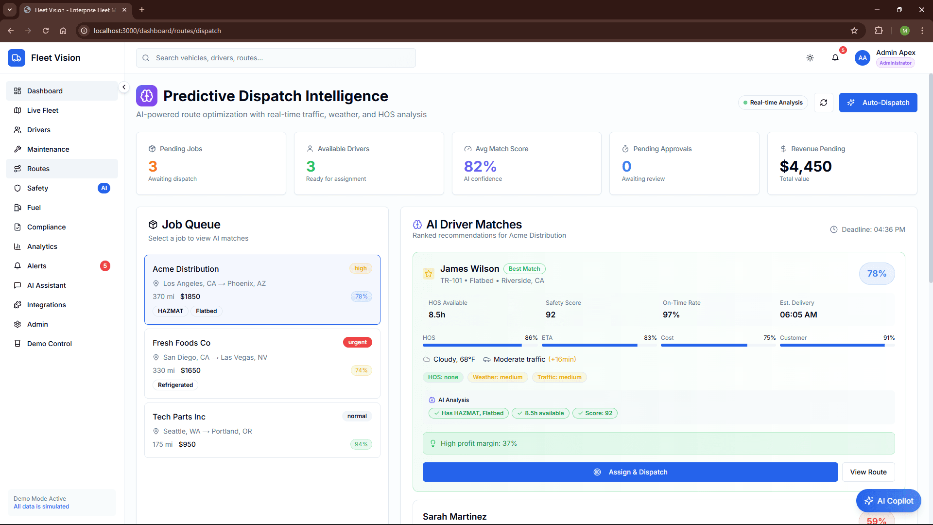 Dispatch Intelligence