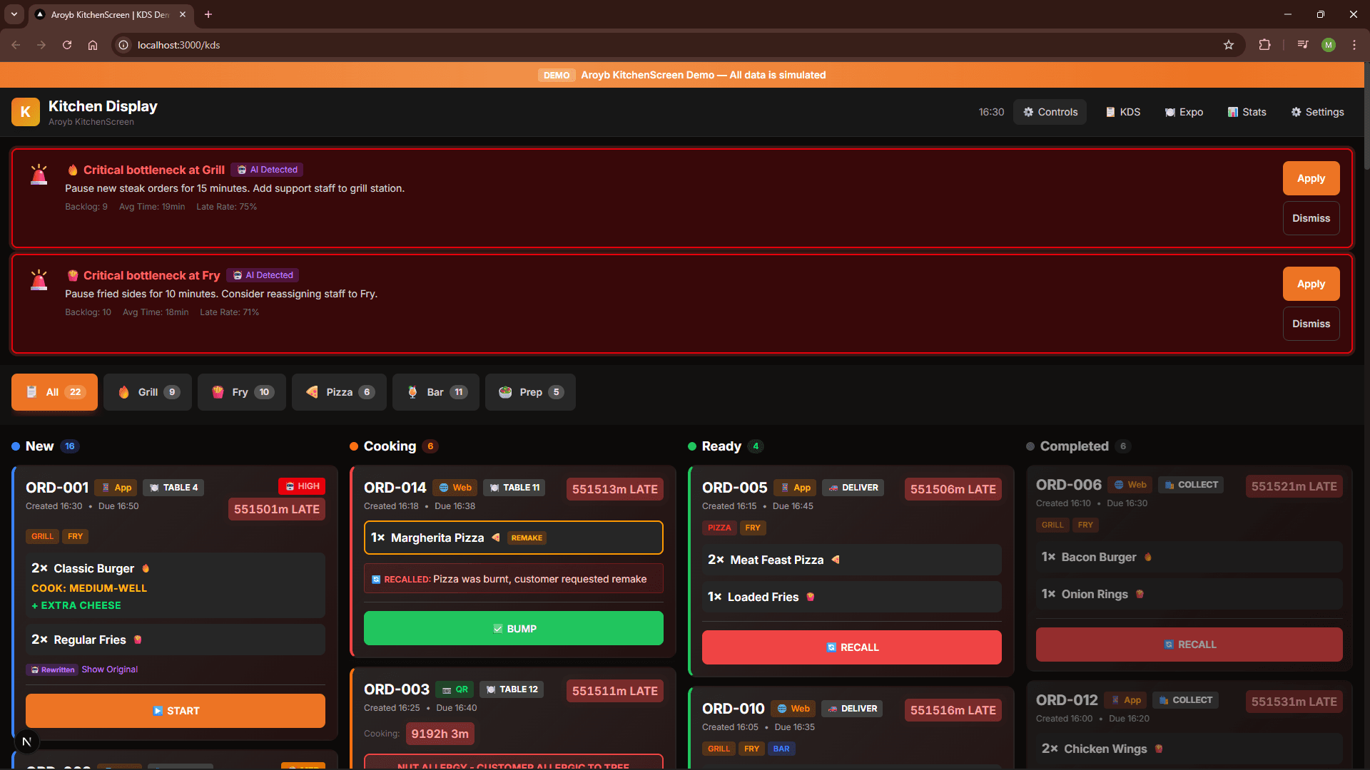 Kitchen Display System