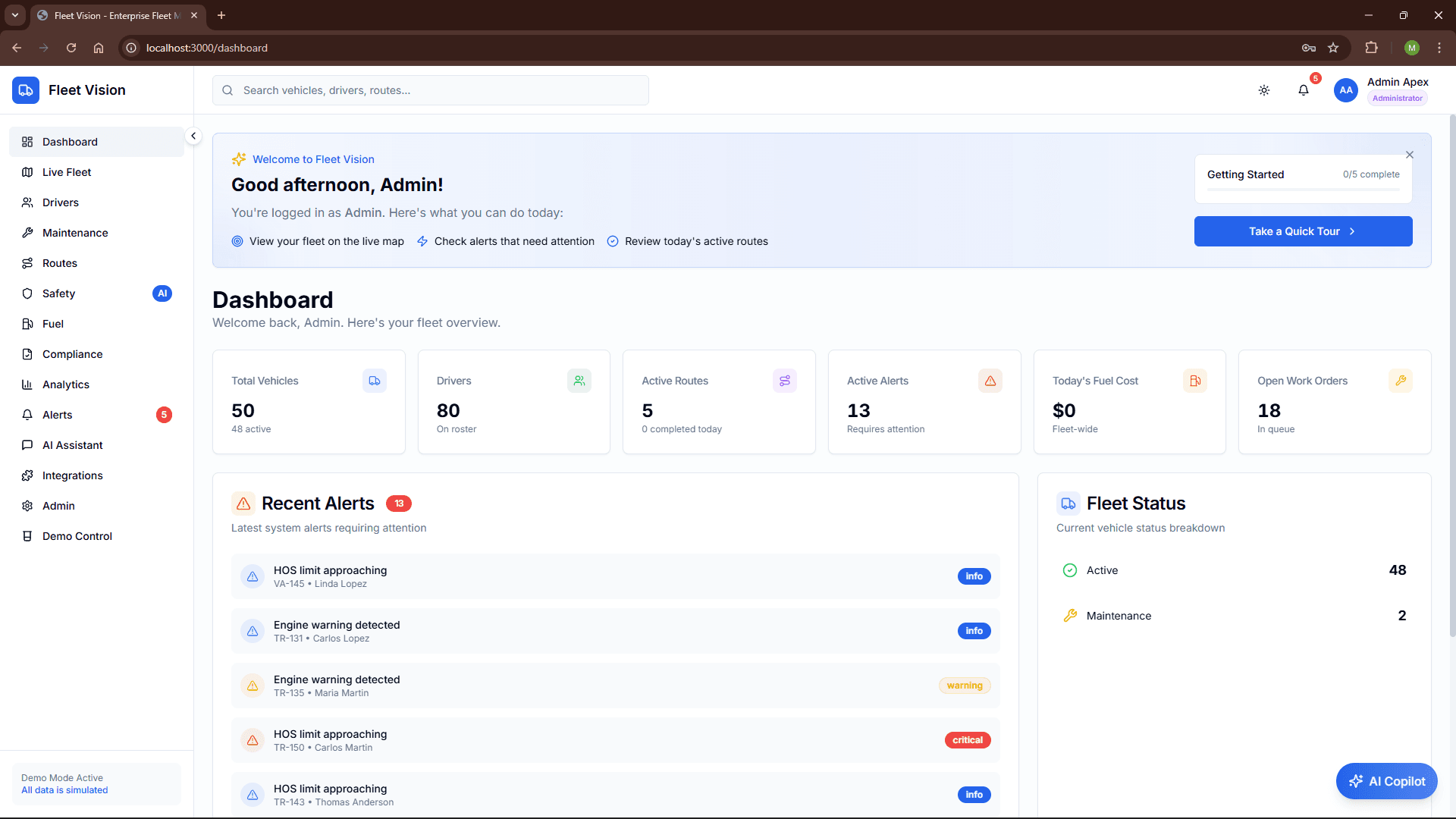 Fleet Vision: Real-Time Fleet Intelligence for Smarter Logistics